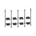  KIT VISSERIE H75 - 125 BARRES 