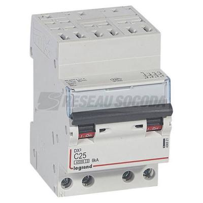  DX3 4P C25 4500A/6KA AUTO 
