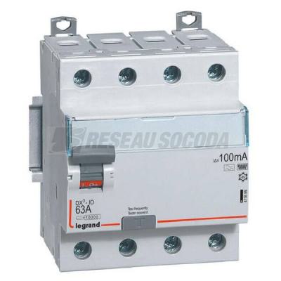  DX3 ID 4P NG 63A 100MA TYPE F 