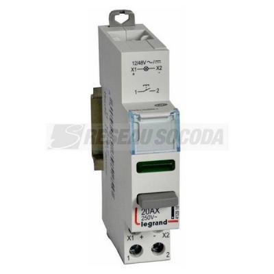  CX3 POUSS 1NO+V.VERT 12/48V 