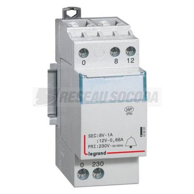  TRANSFO SONNERIE 12/8V 8VA 