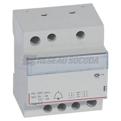 TRANSFO SONNERIE 12/8V 24VA 