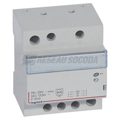  TRANSFO DE SECURITE 12/24 25VA 