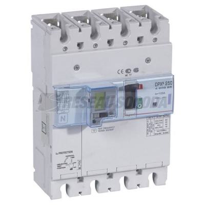  DPX3 250ELE+ DIFF 4P 100A 50KA 