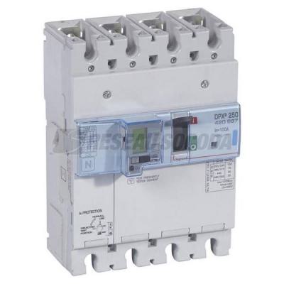  DPX3 250MES +DIFF 4P 100A 70KA 