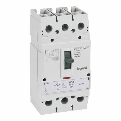  DPX3 250 1000V, 3P 80A, 20KA 
