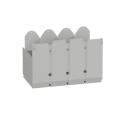  CACHE-BORNES 4P DPX3 400 1000V 
