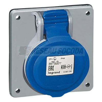  SOCLE TAB 16A 2P+T 230V IP44 
