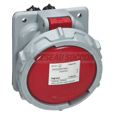 SOCLE TAB 63A 4P+T 400V IP67 