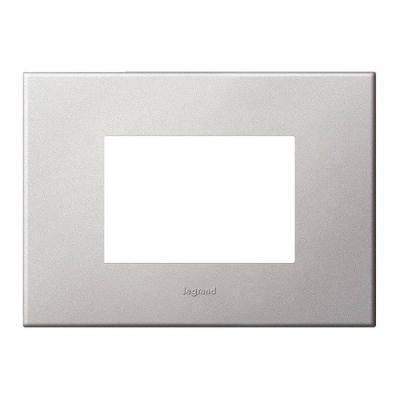  3 MOD PLAQ SQ SOFT ALU 