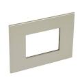  3 MOD PLAQ SQ CHAMPAGNE 