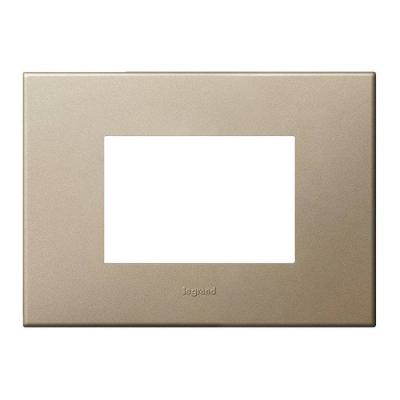  3 MOD PLAQ SQ CHAMPAGNE 