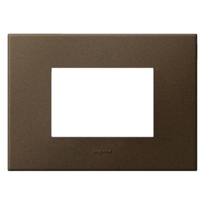  3 MOD PLAQ SQ DARK BRONZE 