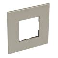  2 MOD 1G PLAQ SQ CHAMPAGNE 