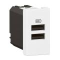  CHARG 1M 2USB A+A 15W BL     ! 