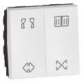  DOUBLE SWITCH FOR CURT. 2M SQW 