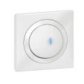  POUSSOIR LUM IP44 BLANC 
