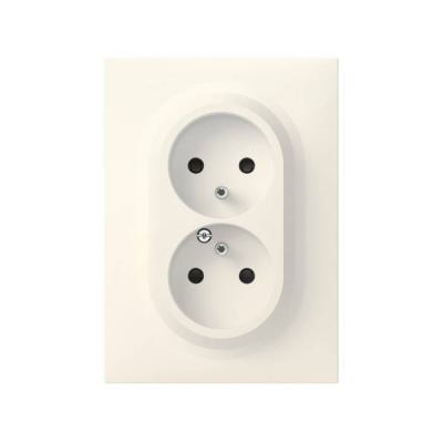  PRISE 2X2P+T 1POSTE BLANC 