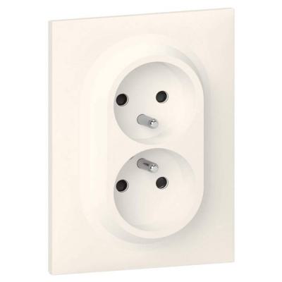  PRISE 2X2P+T 1POSTE BLANC 