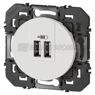  CHARG 2USB A+A 3A 15W BL     ! 