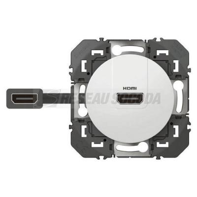  PRISE HDMI PRECONNECTEE BLANC 