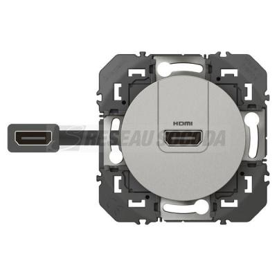  PRISE HDMI PRECONNECTEE ALU 