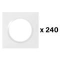  LOT 240 PLAQ 1P BLANC 