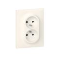  PRISE 2X2P+T 1POSTE ONE BLANC 
