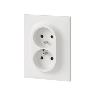  PRISE 2X2P+T 1POSTE ONE BLANC 