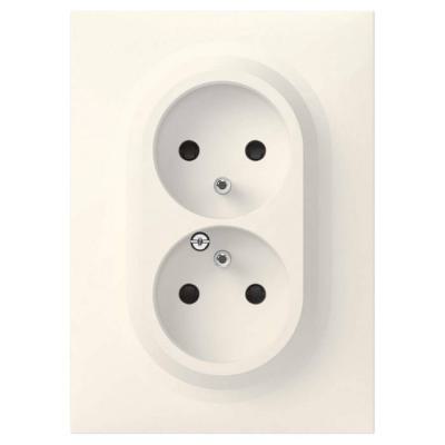  PRISE 2X2P+T 1POSTE ONE BLANC 