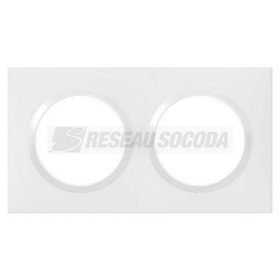  PLAQUE 2P BLANC 