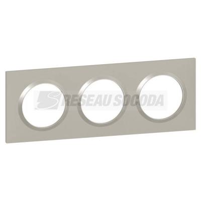  PLAQUE 3 POSTES PLUME 