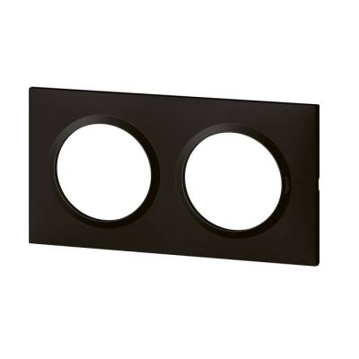  PLAQUE 2P NOIR VELOUR 