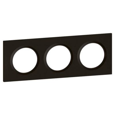  PLAQUE 3P NOIR VELOUR 