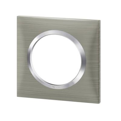  PLAQUE 1P STYLE INOX BROSSE 