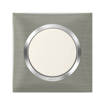  PLAQUE 1P STYLE INOX BROSSE 