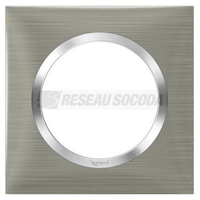  PLAQUE 1P STYLE INOX BROSSE 