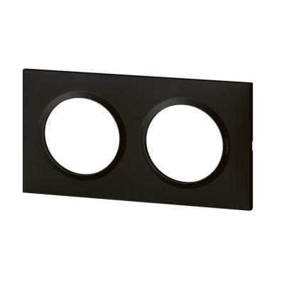  PLAQUE 2P NOIR VELOURS 