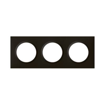  PLAQUE 3P NOIR VELOURS 