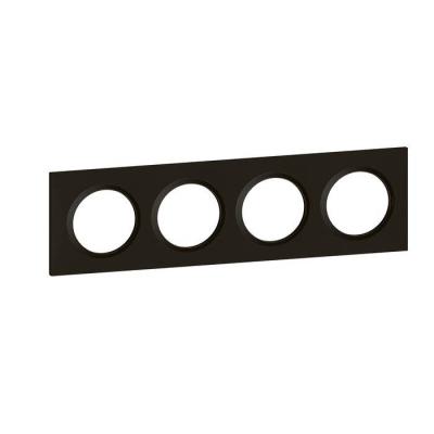  PLAQUE 4P NOIR VELOURS 