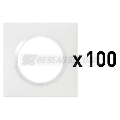  PLAQUE 1P BLANC X100 