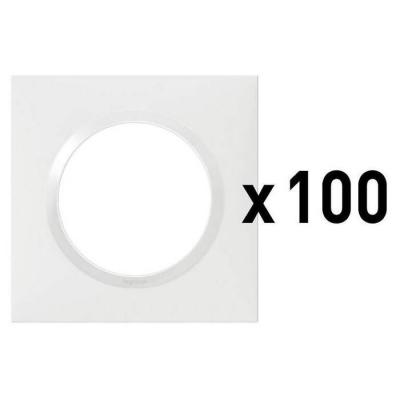  PLAQUE 1P BLANC X100 