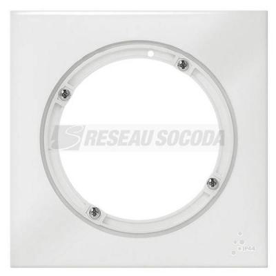  PLAQUE 1P IP44 BLANC 