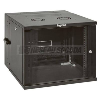  COFFRET 19P 9U PIVOTANT 