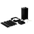  COLONNETTE 4 CPT 45 0,30M NOIR 