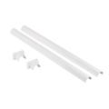  KIT FINITION PERCHE PVC BLANC 