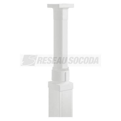  KIT FINITION PERCHE PVC BLANC 