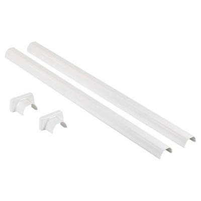  KIT FINITION PERCHE PVC BLANC 