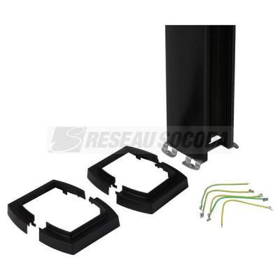  COLONNE 2CPTS CV80 3,92M NOIR 