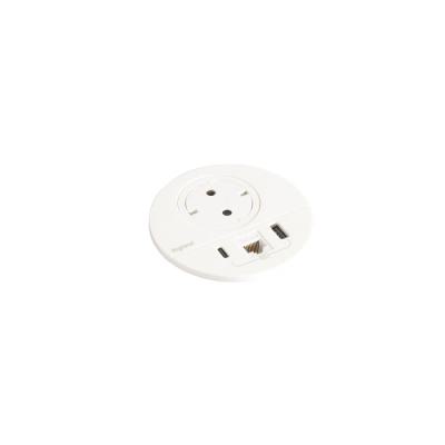  DISQ80 BLANC 1PC USB A+C RJ45 
